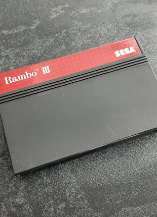 Картридж rambo iii (sega master system)