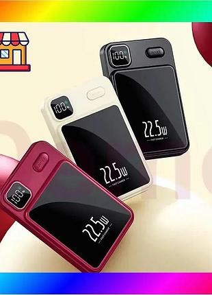 Bs магнитный повербанк magnetic best mix (power bank) 90 000mah , быстрой зарядкой 22.5w и led-дисплее bas77/n