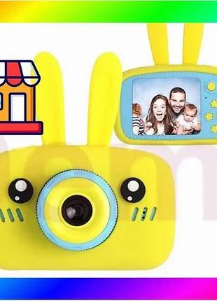 Bs детский фотоаппарат smart best mix kids camera цифровая фотокамера, детская камера для фото желтый bas77/n
