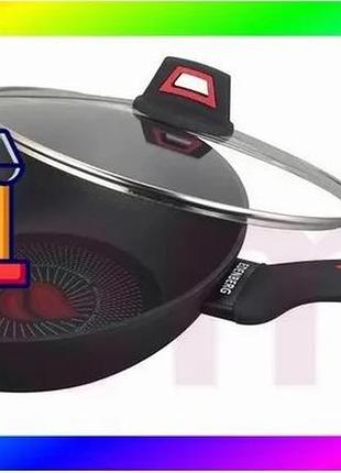 Bs антипригарная сковорода benson best mix 28 см bn-832 bas77/n