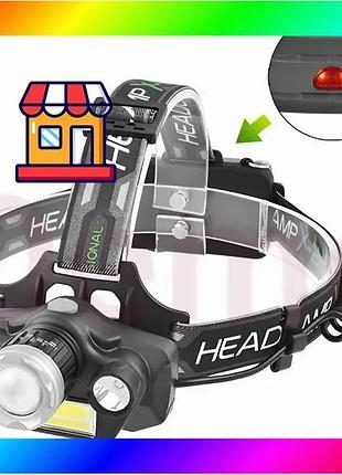 Bs налобный аккумуляторный фонарик best mix bl-t45-t6 bas77/n