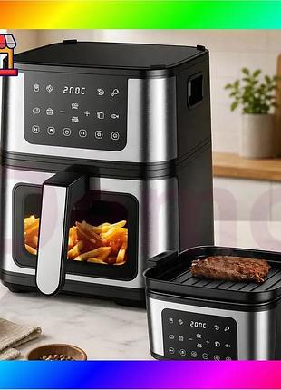Bs аэрофритюрница domotec air best mix fryer ms-3225 bas77/n