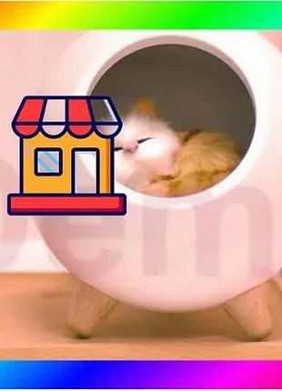 Bs детский настольный ночник best mix домика с регулировкой яркости "котик" bas77/n