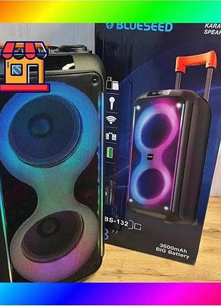 Bs колонка bluetooth wireless best mix speaker ttd-2821 40 вт 3600 mah 31.6×32.3×68.6cм bas77/n