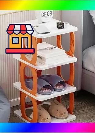 Bs полка для обуви best mix и вещей на 3 яруса shoe rack bas77/n
