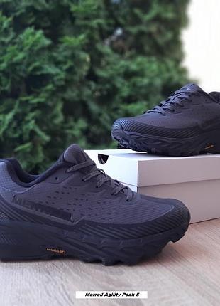 Merrell agility peak 5 темно сірі комб матеріалигортекс термо фліс єврозима супер ціна