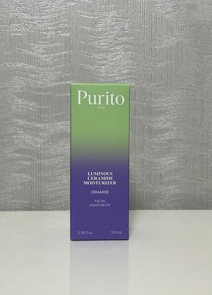 Puritoseoul luminous ceramide moisturizer зволожуючий відновлюючий крем