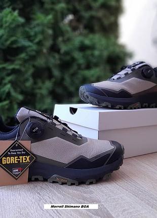 Merrell shimano boa бежеві з хакі комбіновматер гортекс топ (ліцензія) термо єврозима супер ціна