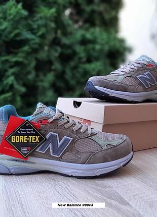 New balance 990v3 x bodega anniversary m990bd3 бежеві сіра n замшагортекс топ (ліцензія) термо єврозима супер ціна