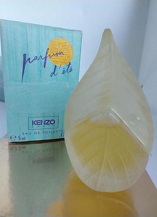Parfum d'ete 1992 kenzo винтаж миниатюра 5мл