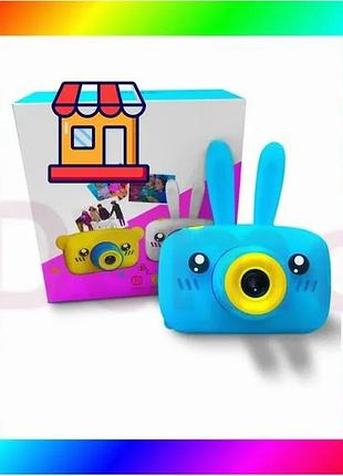 Bs детский фотоаппарат smart best mix kids camera цифровая фотокамера, детская камера для фото голубой bas77/n
