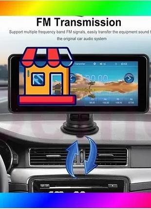 Bs портативний екран 7-дюймовий best mix з carplay 601w bas77/n
