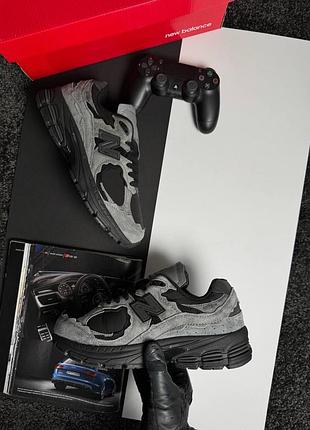 New balance 2002r ml dark grey black 5
