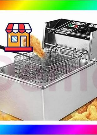 Bs фритюрница профессиональная dotvix best mix electric fryer d-803 электрическая 3200w 8l bas77/n