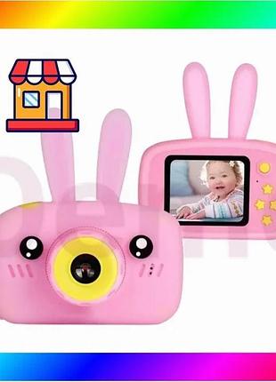 Bs детский фотоаппарат smart best mix kids camera цифровая фотокамера, детская камера для фото розовый bas77/n