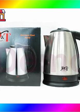 Bs чайник електричний з best mix нержавіючої сталі domotec dt-803 bas77/n