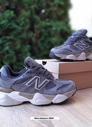 New balance 9060 сірі замшагортекс термо єврозима топ (ліцензія)