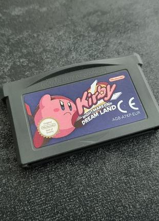 Картридж kirby nightmare in dream land (nintendo game boy advance)