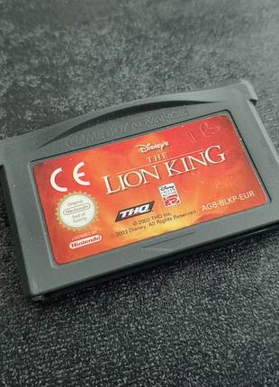 Картридж the lion king (nintendo game boy advance)