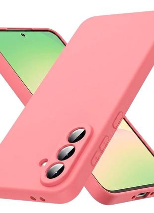 Чехол fiji full soft premium для samsung galaxy a57 5g (a576) противоударный бампер с микрофиброй pink