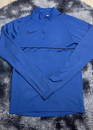 Синя спортивна кофта nike dri-fit academy 21 drill top, оригінал, розмір s