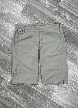 Жіночі трекінгові шорти jack wolfskin, оригінал, беж колір, розмір s