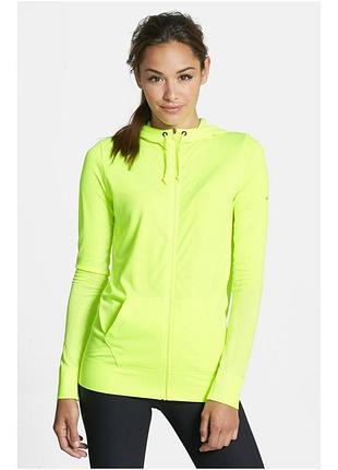 Женская яркая тренировочная zip-худи nike epic knit