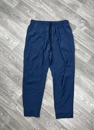 Чоловічі спортивні штани nike dri-fit, оригінал, синій колір, розмір xl