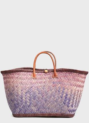Пляжна сумка le comptoir de la plage aravola mm bicolor 139 стиль прованс
