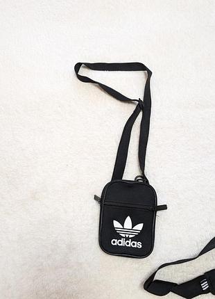 Бананка сумка через плече adidas нова 17.5*13.5 см текстиль original
