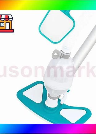 Bs набор 2в1 по best mix уходу за бассейном intex bestway 58234 — очистка дна и поверхности воды (ручн bas77/n