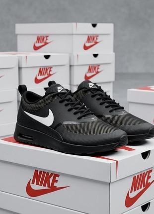 Оригінальні брендові чорні кеди, кросівки nike для хлопчика, розмір 37,38
