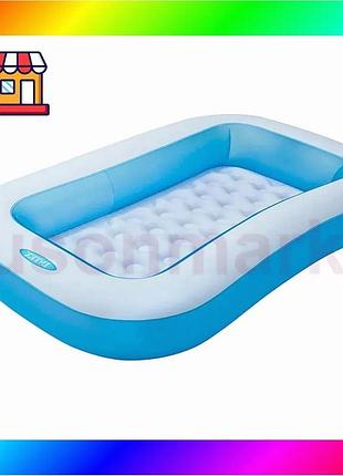 Bs дитячий надувний басейн best mix intex 57403, 166 х 100 х 28 см bas77/n