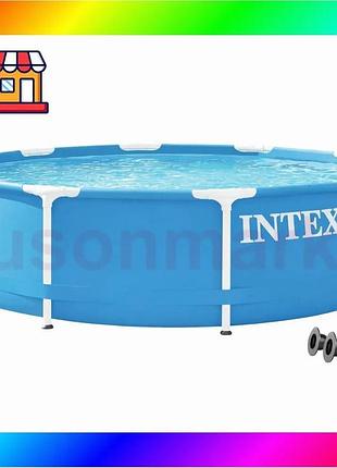Bs каркасный бассейн intex best mix 28200, 305 x 76 см (каркас, чаша) bas77/n