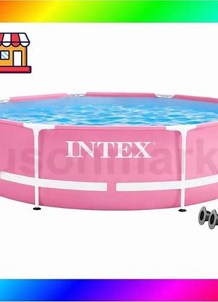Bs каркасний басейн intex best mix 28290, 244 x 76 см (каркас, чаша) bas77/n