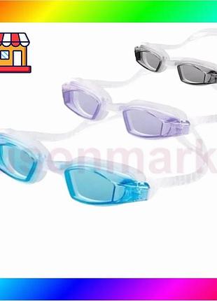 Bs окуляри для плавання best mix intex 55682, розмір m (8+), обхват голови ≈ 50-56 см bas77/n