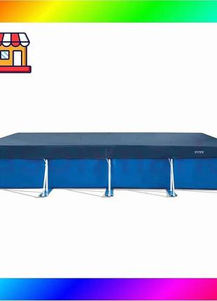 Bs защитный тент-чехол intex best mix 28039, ▭ 450 х 220 см для каркасного бассейна bas77/n