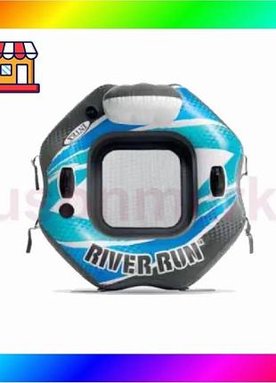 Bs надувной круг river best mix run, серия sports, intex 58854, 130 х 126 см bas77/n