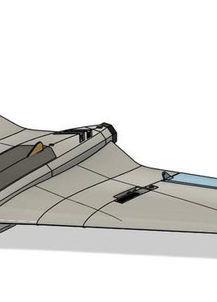 Готовые stl файлы для 3d печати летающего fpvкрила scimitar v2