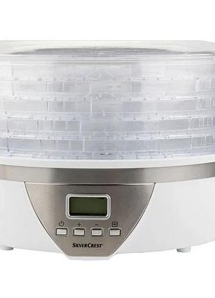 Сушилка silver crest sda 350 a2 для фруктов, овощей и трав, цифровой дисплей