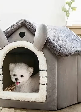 ( відео огляд ) 🏠🐾 м’який будиночок для котів 🐱, м’який будиночок для собак 🐶 — ідеальний вибір для вашого улюбленця!