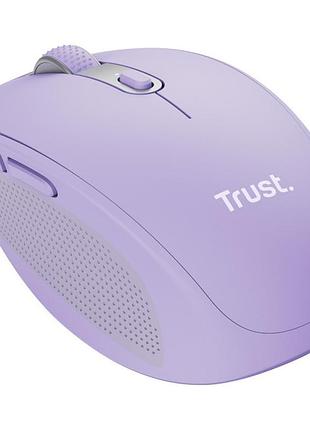 Компьютерная мышь trust ozaa compact multi-device wireless беспроводная 3200 dpi фиолетовый (25384)