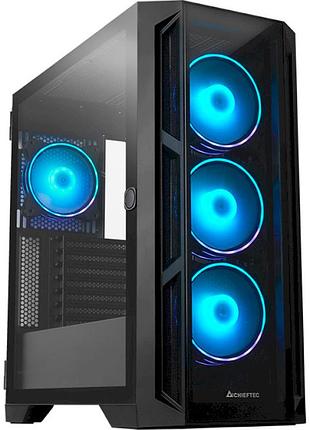 Корпус chieftec apex ga-01b – full tower, без блока питания, черный, tg