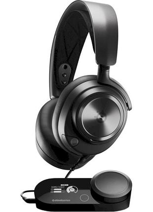 Наушники геймерские steelseries arctis nova pro проволочные 1.2м черный (61527)