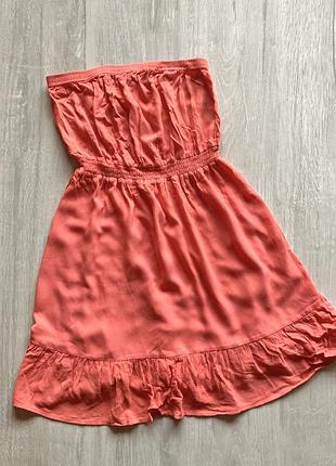 Коралова сукня h&m