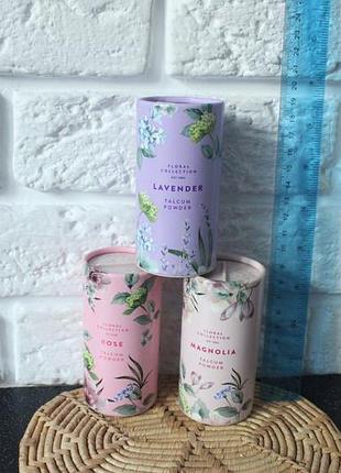Набор талевочных порошков marks &amp; spencer floral collection. упакованные.