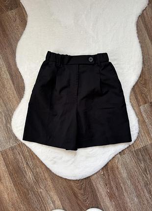 Черные шорты bershka