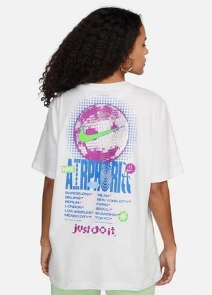 Футболка женская nike w nsw tee oc2 bf festival white