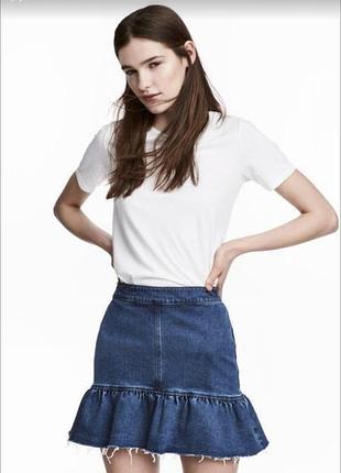 Юбка джинсова h&m
