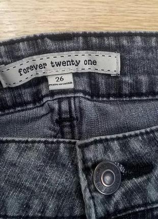 Стрейчевые,серые джинсы скинни.twenty-one3 фото